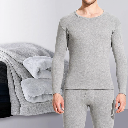Padded thermal underwear set for men