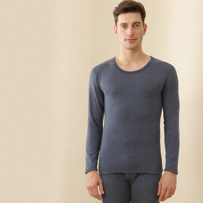 Thermal underwear set made of silk and wool