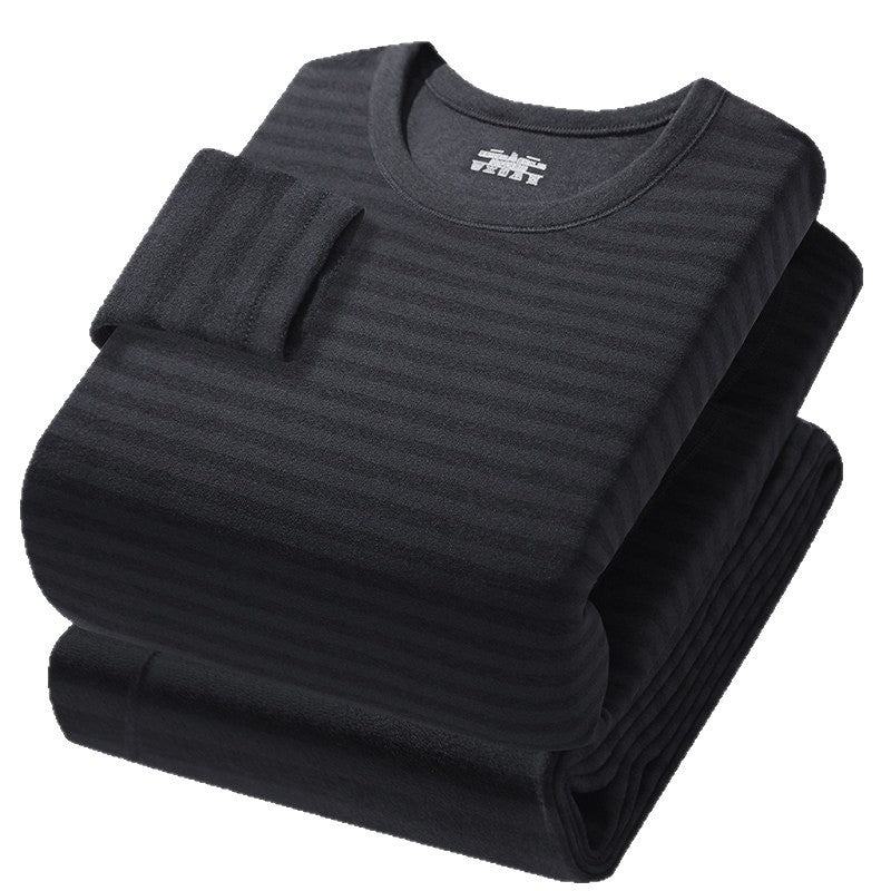 Thermal underwear set, striped, padded, unisex