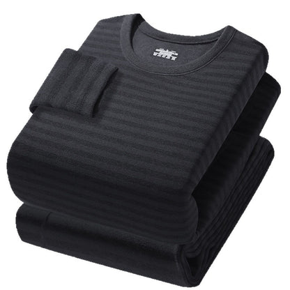 Thermal underwear set, striped, padded, unisex