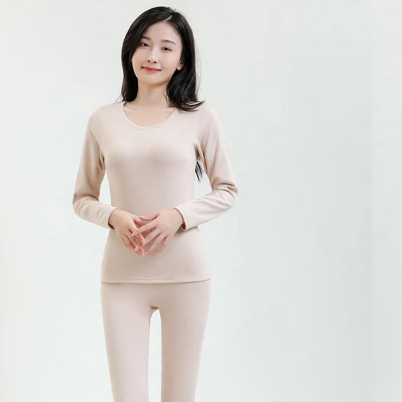Thermo-Set for couples, cashmere-silk blend