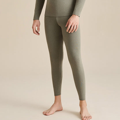 Men's thermal underwear, padded, warming, crew neck