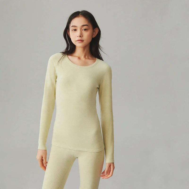 Thermal underwear set for women, moisture-regulating