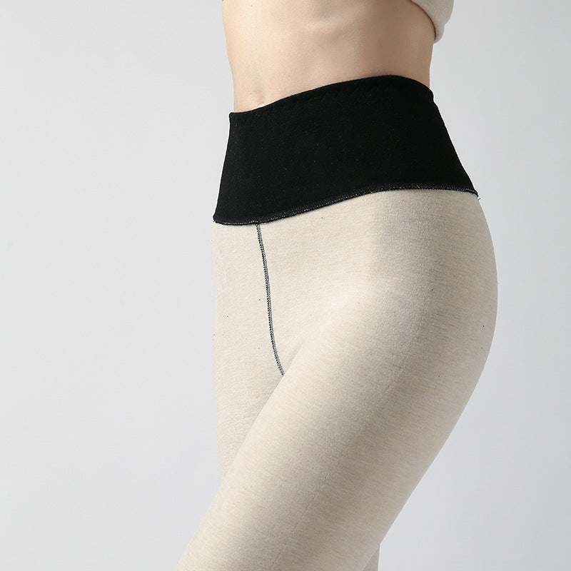 Thermal underwear set for women with wool and silk
