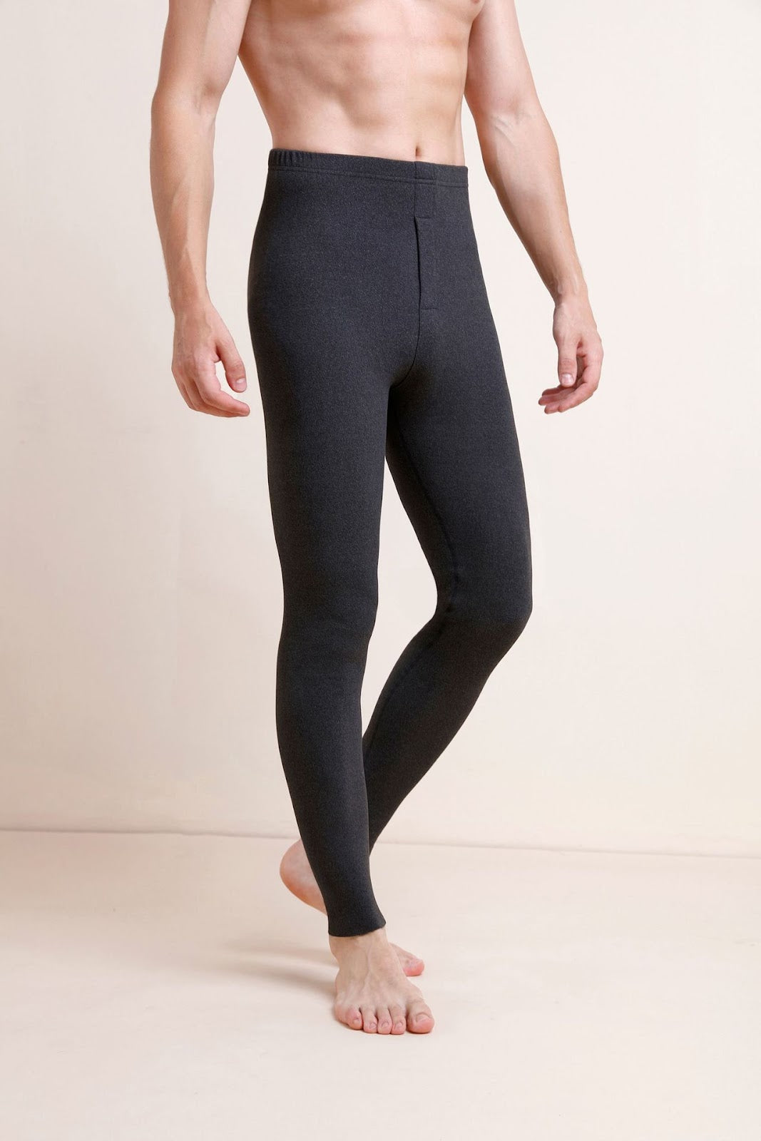Padded thermal underwear set for men