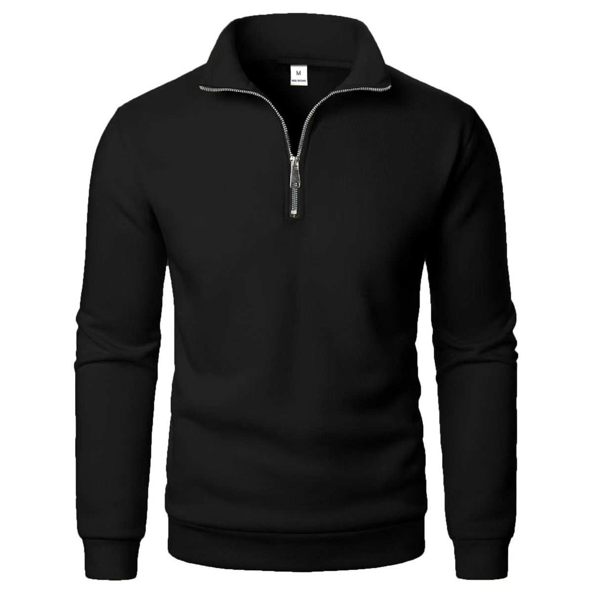 Locker fit men's sweatshirt with zipper