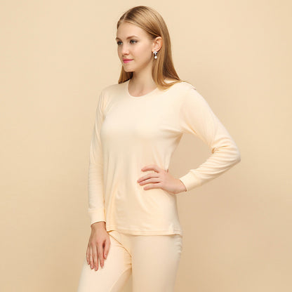 Cotton thermal set, round neck, unisex