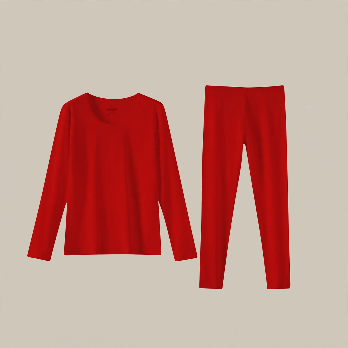 Cotton underwear set in red, ideal as a gift
