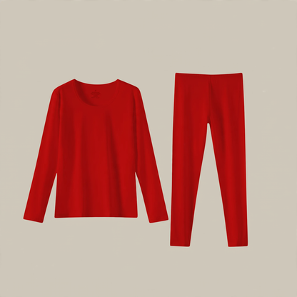 Cotton underwear set in red, ideal as a gift