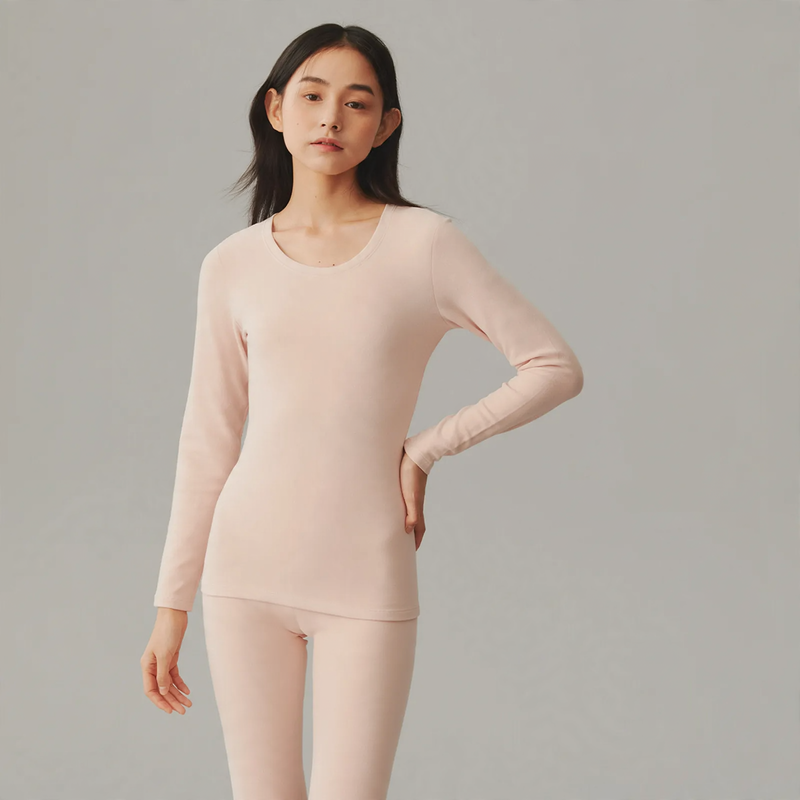 Thermal underwear set for women, moisture-regulating