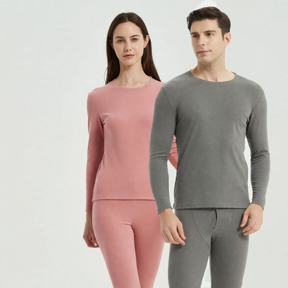 Thermo-Set for ladies and gentlemen, double-sided brushed