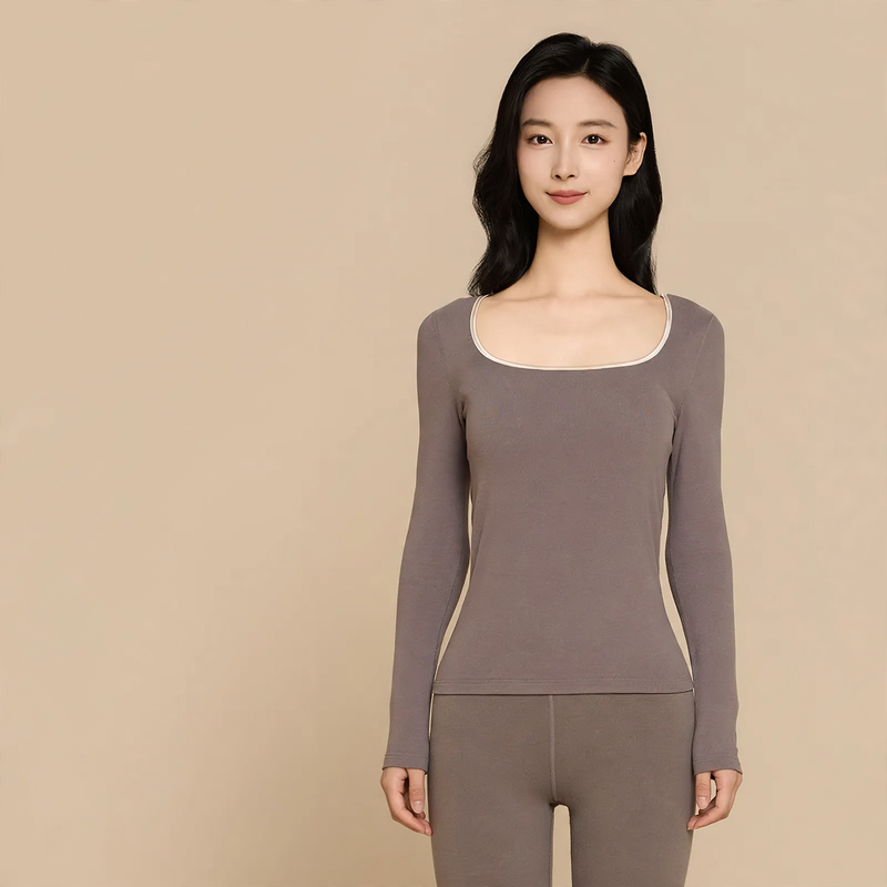 Ladies' thermal underwear set, warming and seamless