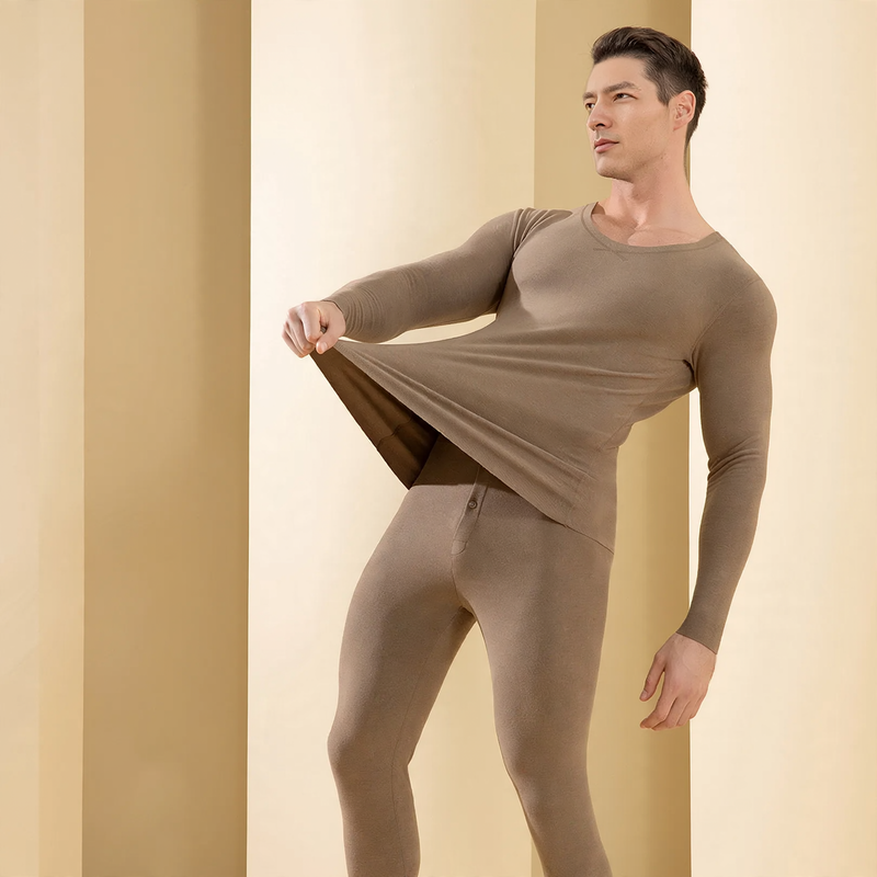 Men's Thermal Set, insulated, seamless, antibacterial