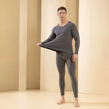 Men's Thermal Set, insulated, seamless, antibacterial