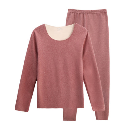 Thermal Women's Underwear Set, Round Neck