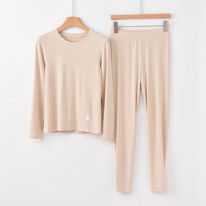 Thermal underwear set for women and men, elastic