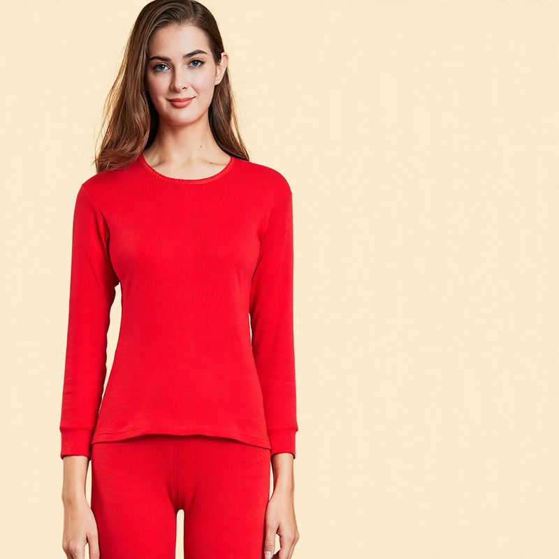 Cotton thermal set for women and men, lined
