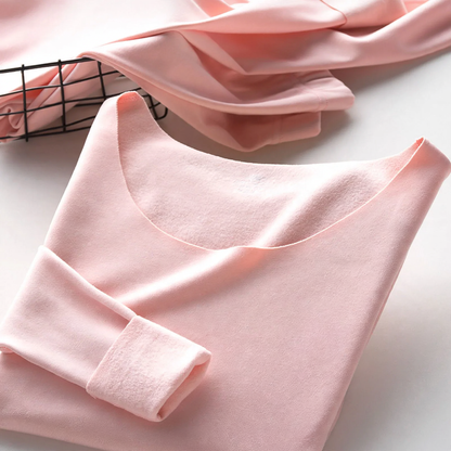 Seamless thermal underwear set for women