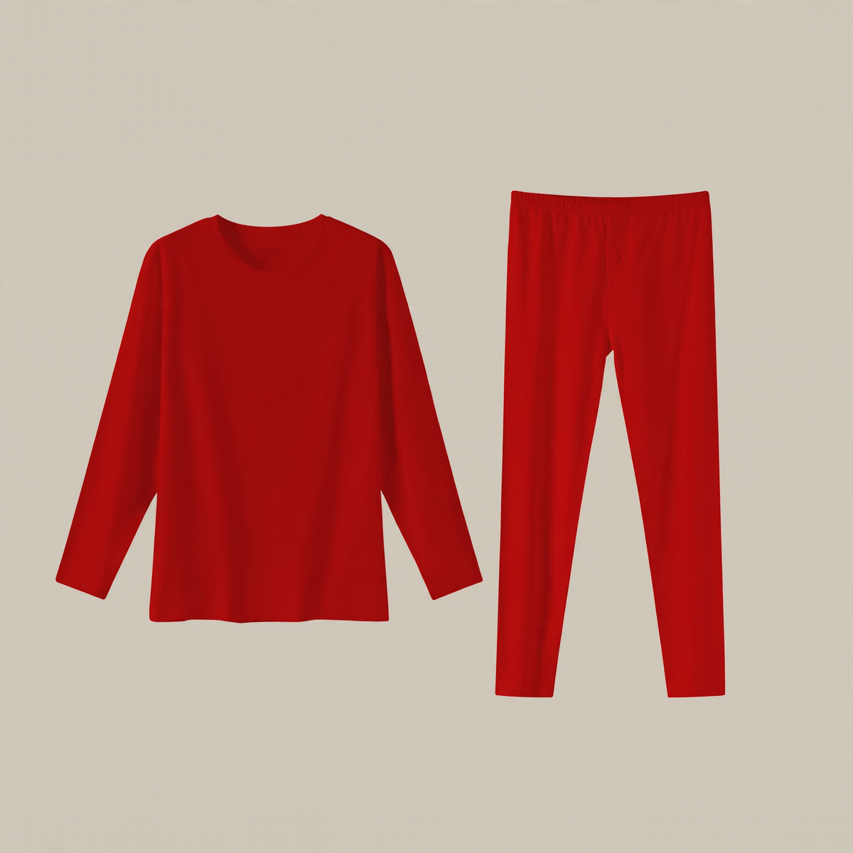 Cotton underwear set in red, ideal as a gift
