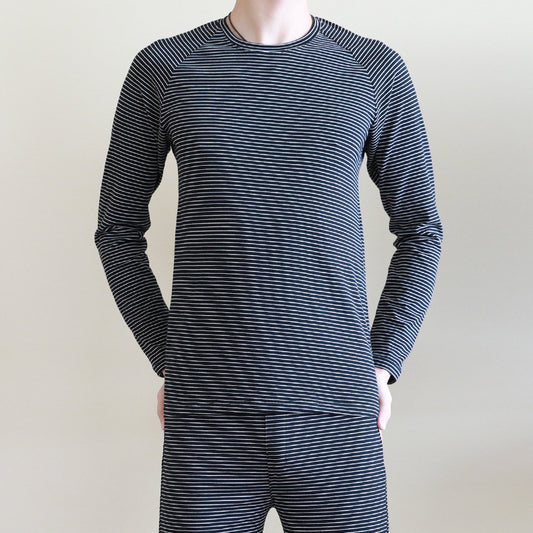 Cotton underwear set for men, striped/checkered