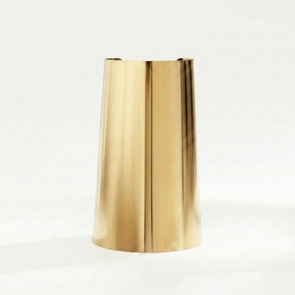 Women Wide Open Bangle in Shiny Metal Look