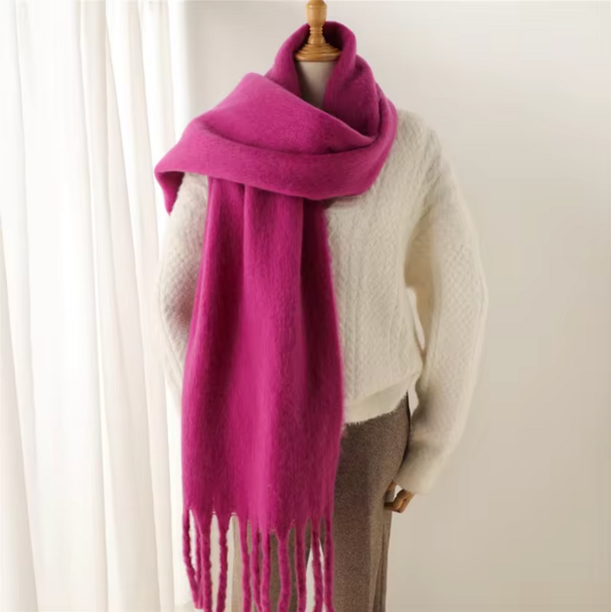 Shop Velvia | Cashmere Winter Scarf
