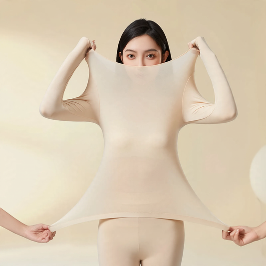 Elastic thermal underwear set, close-fitting