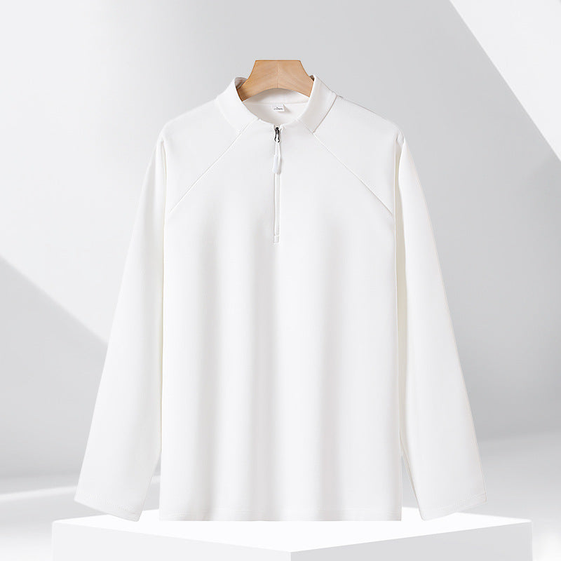 Breathable sweatshirt with stand-up collar, 320g