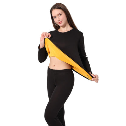 Thermal underwear set, insulated, for women and men