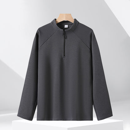 Breathable sweatshirt with stand-up collar, 320g