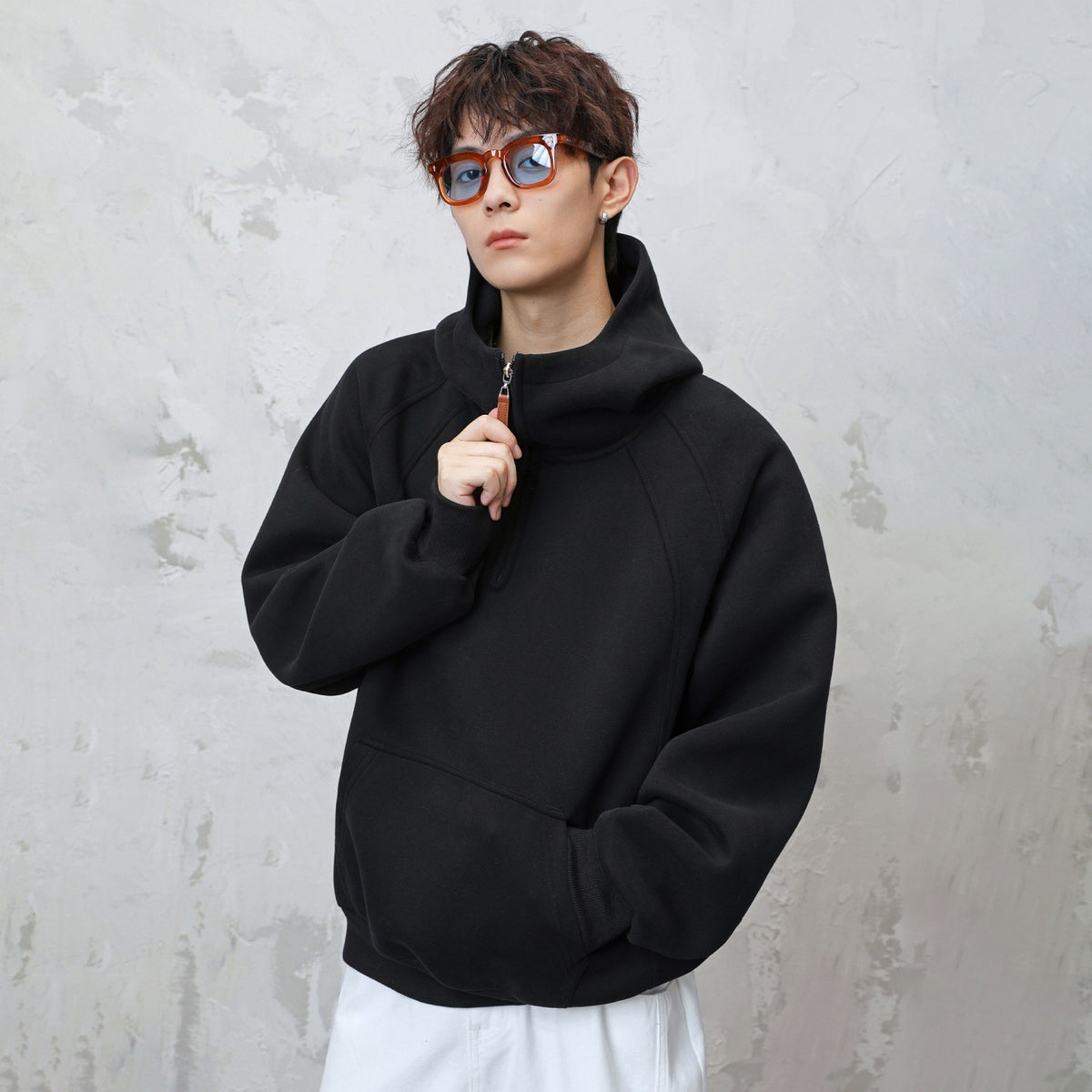 Unisex hoodie with zipper