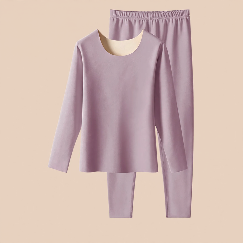 Padded thermal underwear set with heating function