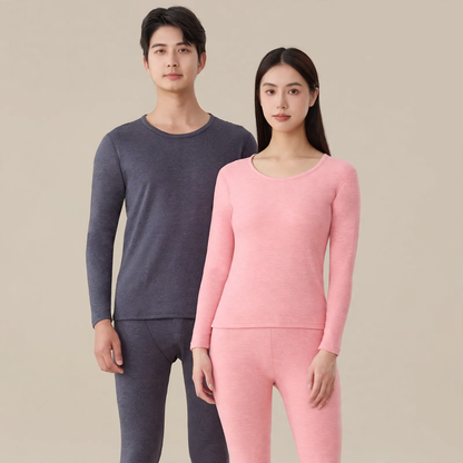 Thermal underwear set, unisex, crew neck