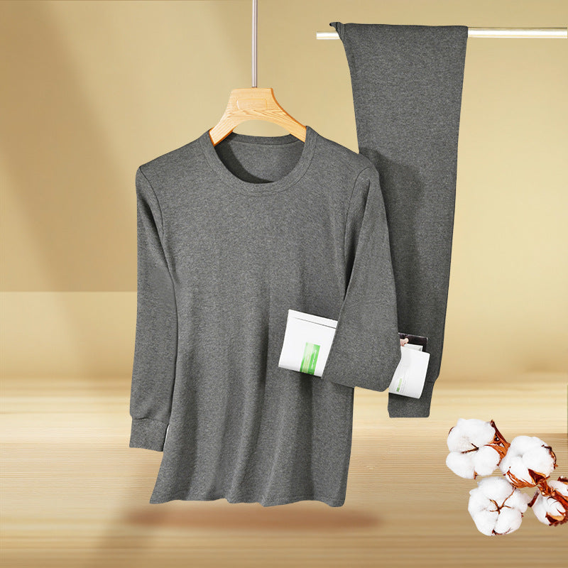 Cotton thermal underwear set, unisex