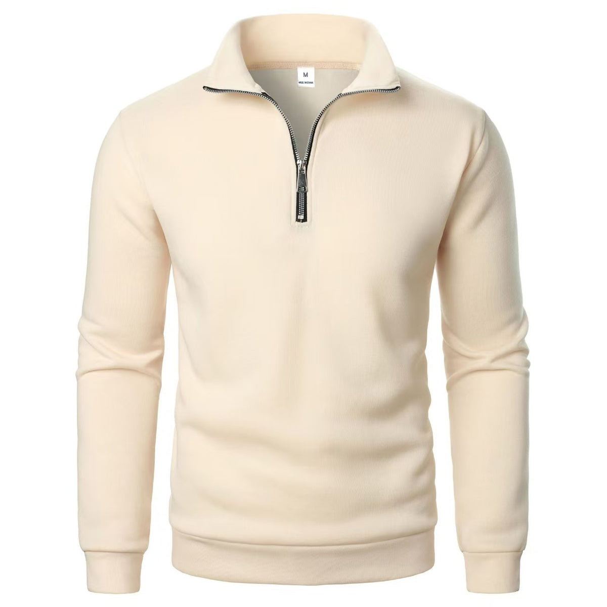 Locker fit men's sweatshirt with zipper