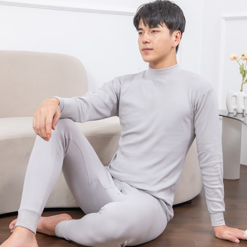 Cotton thermal set, round neck, unisex