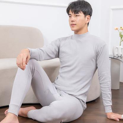 Cotton thermal set, round neck, unisex