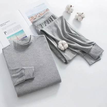 Cotton thermal underwear set for ladies and gentlemen