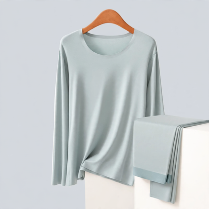Men's Thermal Set, Crew Neck, Modal, Warming