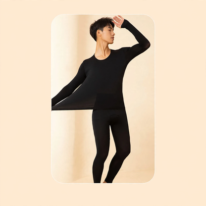 Seamless thermal underwear set for men