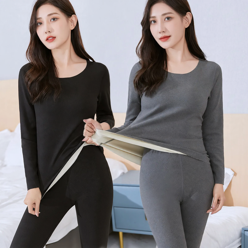 Women's Thermal Set, padded, U-neck
