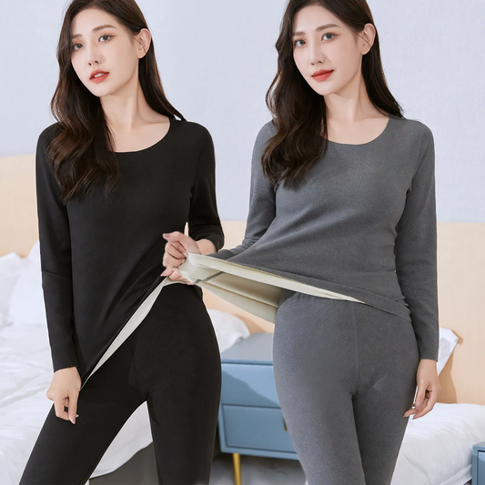 Women's Thermal Set, padded, U-neck