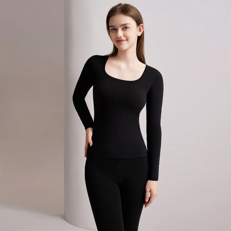 Women's thermal underwear set made of modal and cotton