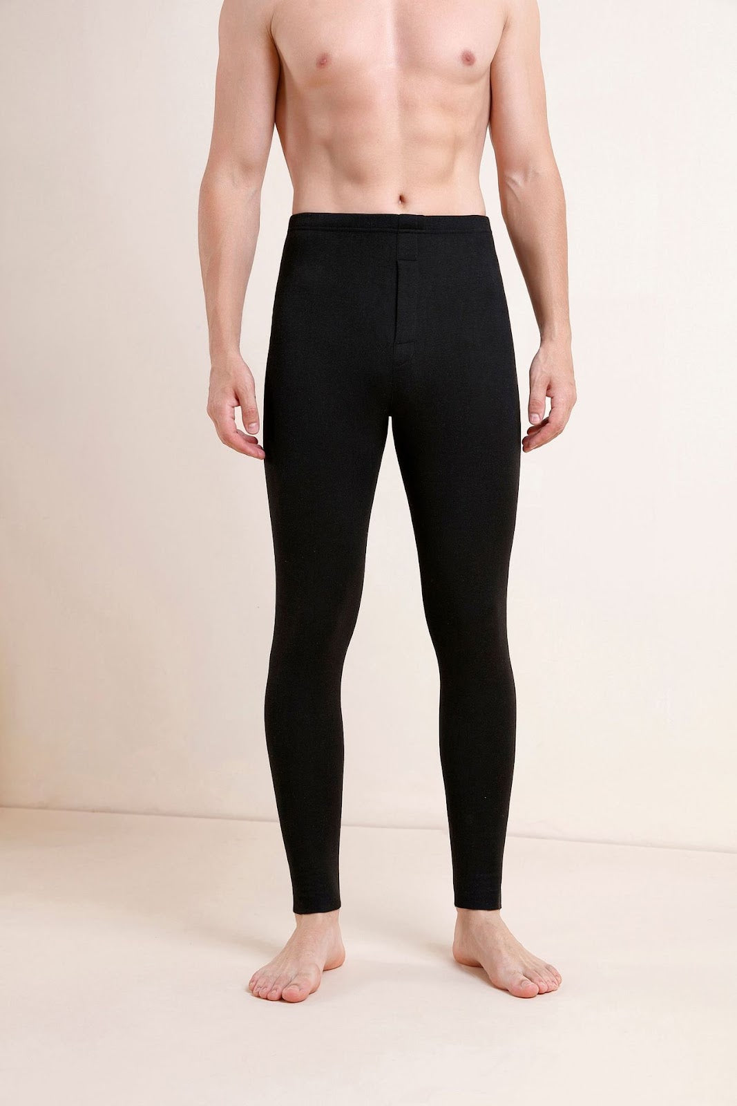 Padded thermal underwear set for men