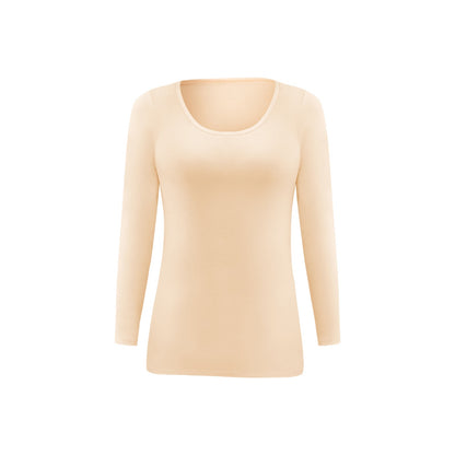 Women's Long Sleeve Undershirt, Modal, Round Neck