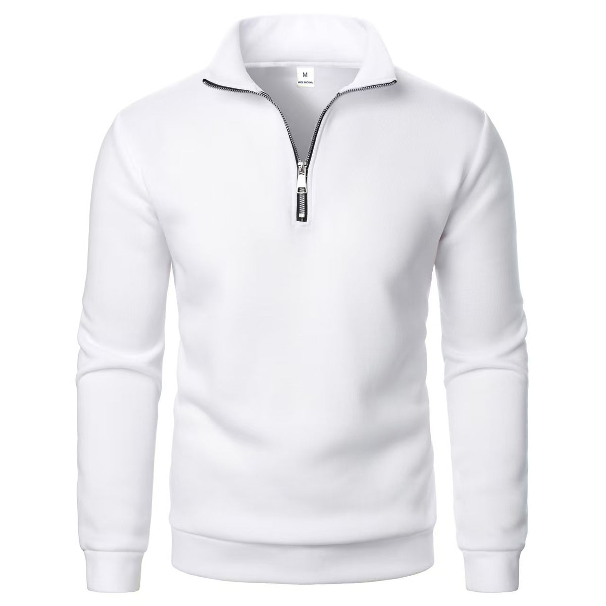 Locker fit men's sweatshirt with zipper