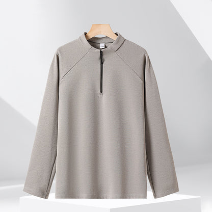 Breathable sweatshirt with stand-up collar, 320g