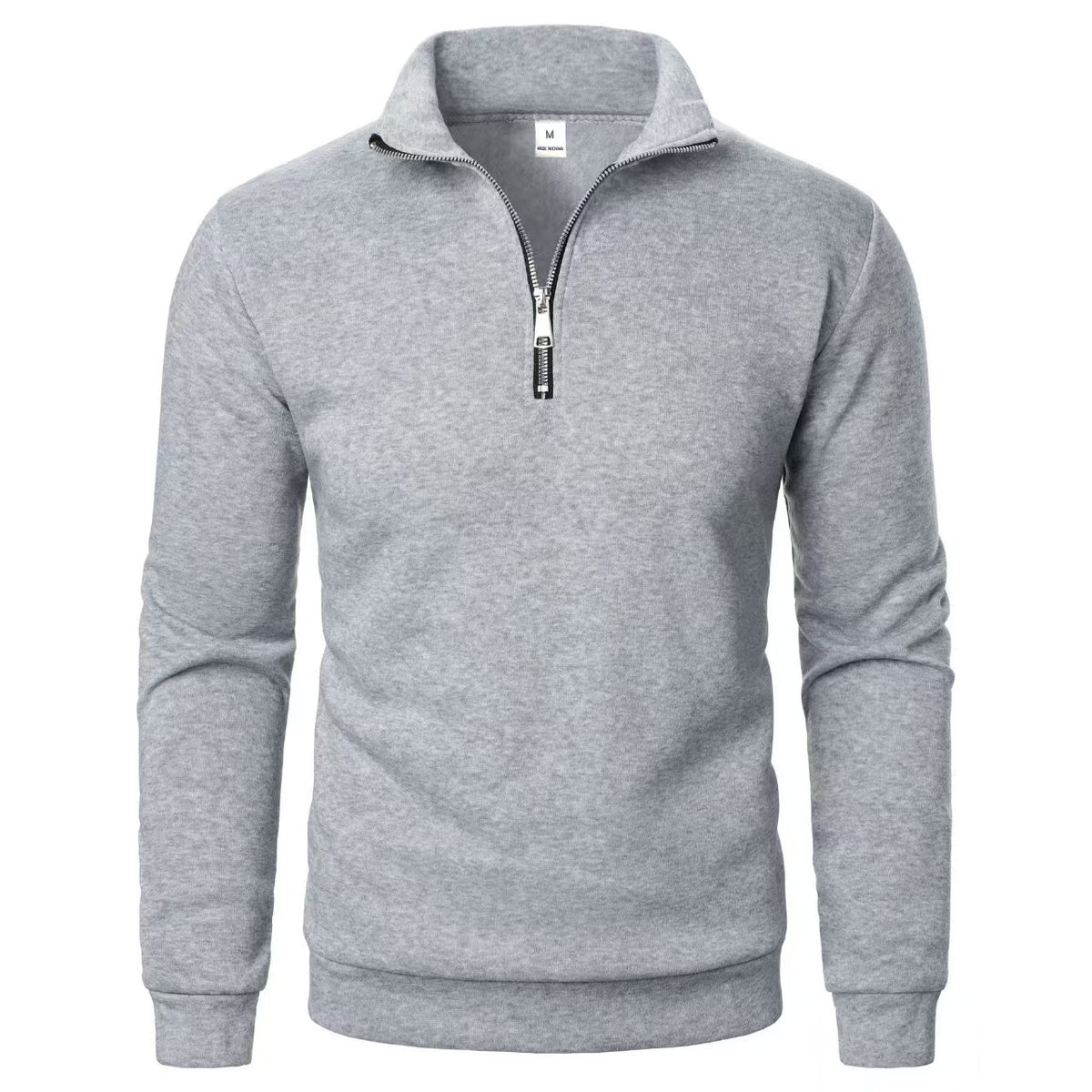 Locker fit men's sweatshirt with zipper