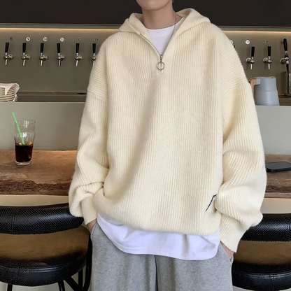 Men's hoodie with zipper