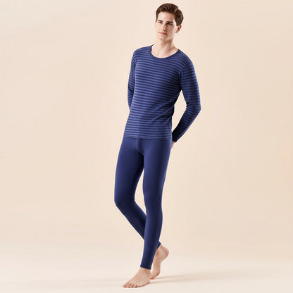 Thermal underwear set, striped, padded, unisex